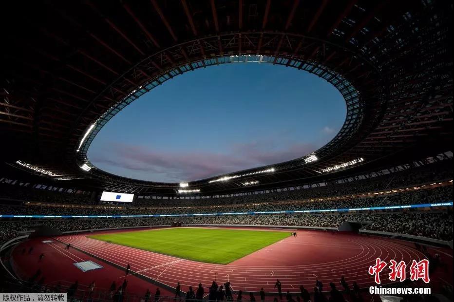 资料图:2020年东京奥运会和残奥会主场馆日本国立竞技场.